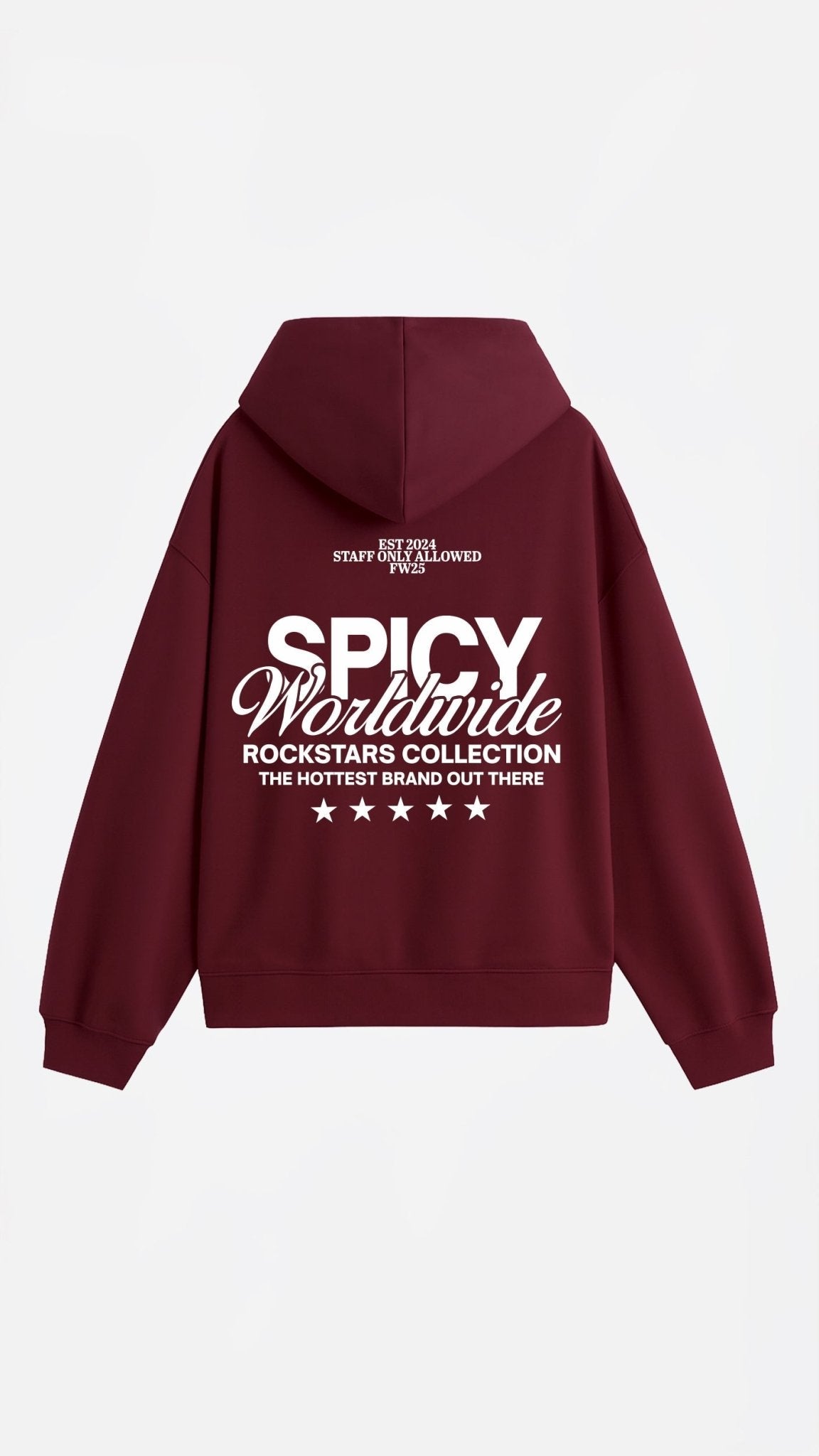 Pack Uniforme Worldwide - hoodie burdeo mas polera Worldwide
