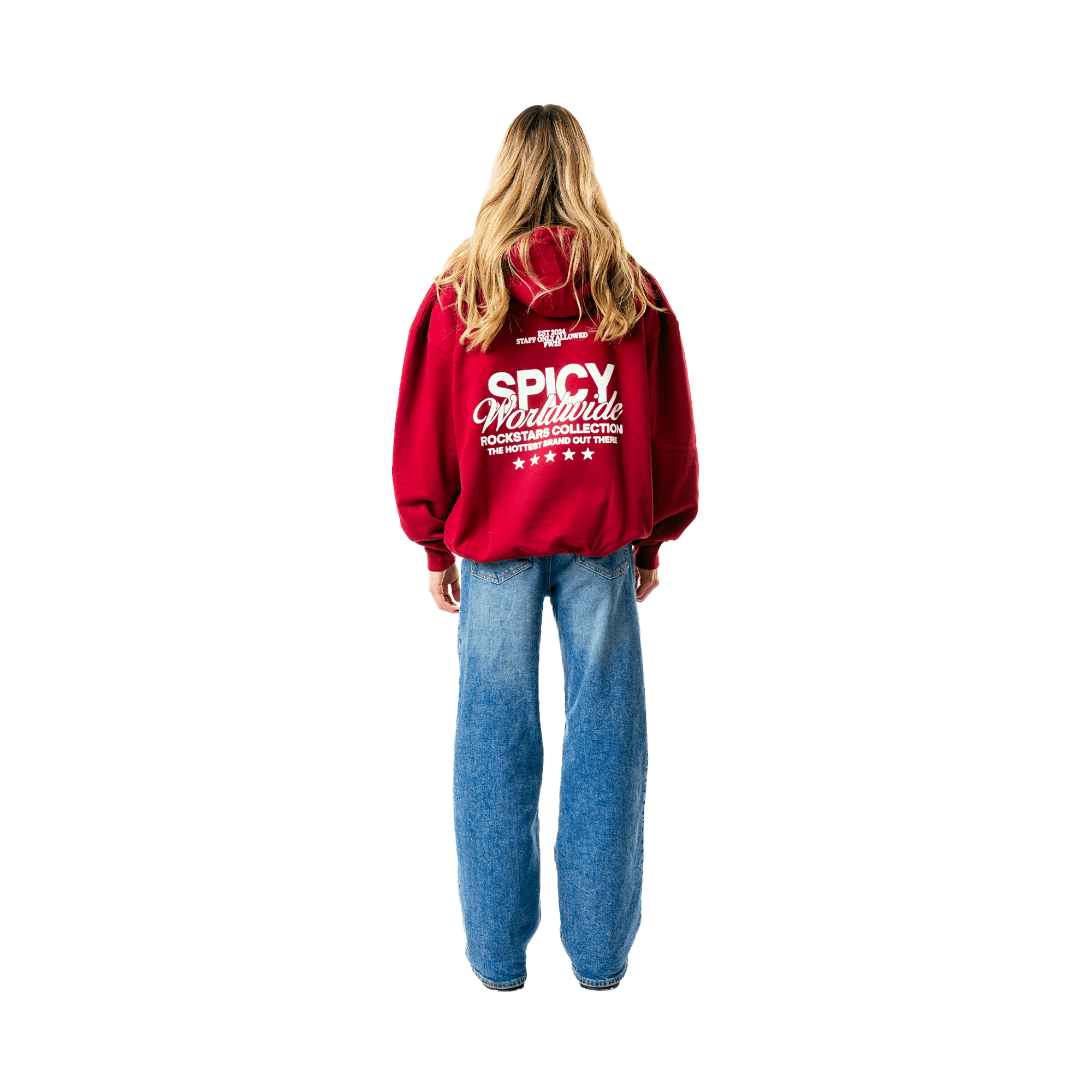 WORLDWIDE HOODIE BURDEO - Spicy